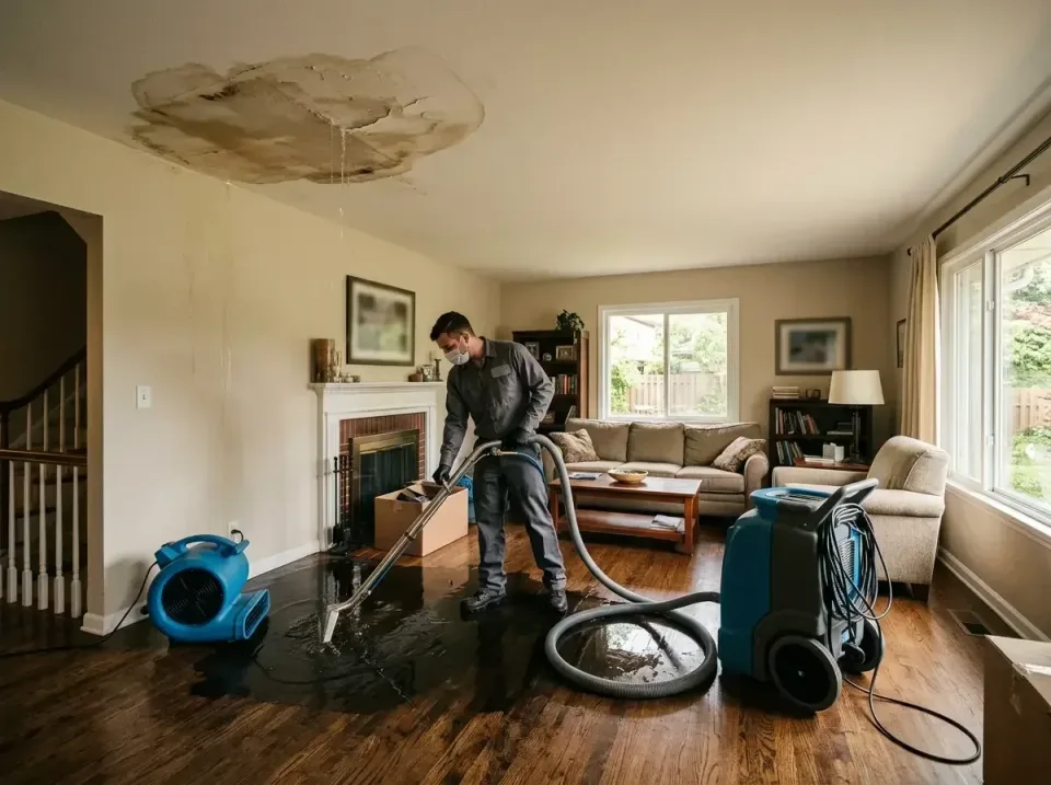 attic-pipe-burst-ceiling-drip-008 — frequently asked questions, Water Damage Restoration & Carpet Care in Northbrook, IL